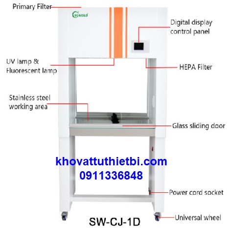 Tủ cấy vi sinh Sugold SW-CJ-1FD